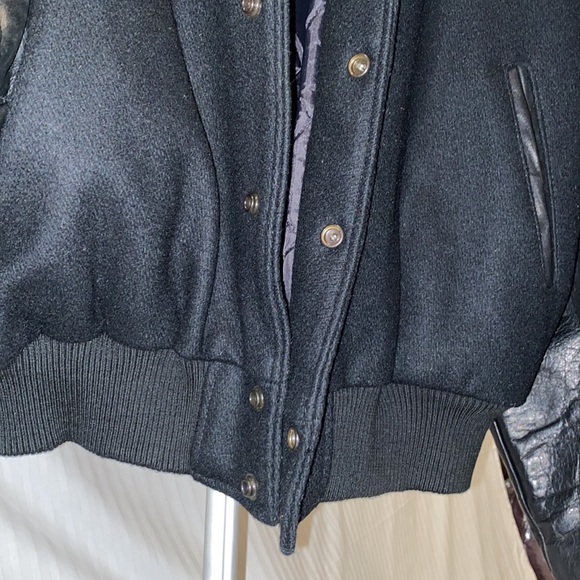 Rare “VERVE” Varsity Style Leather Jacket -Sz. XL - Picture 10 of 13